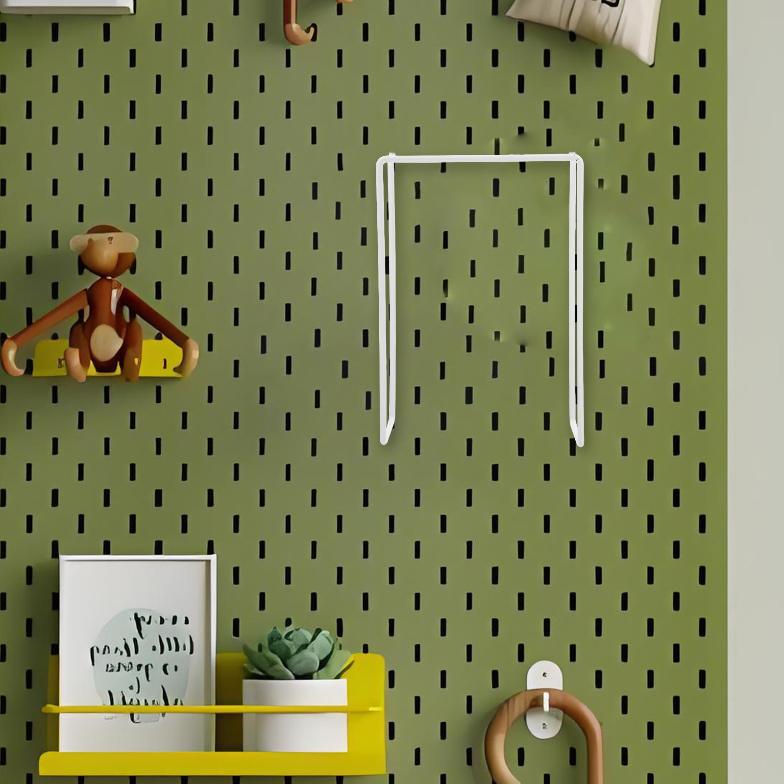 Laptop Accessories - 2 Stück Hochfeste Pegboard-Haken 4mm Drahtdurchmesser