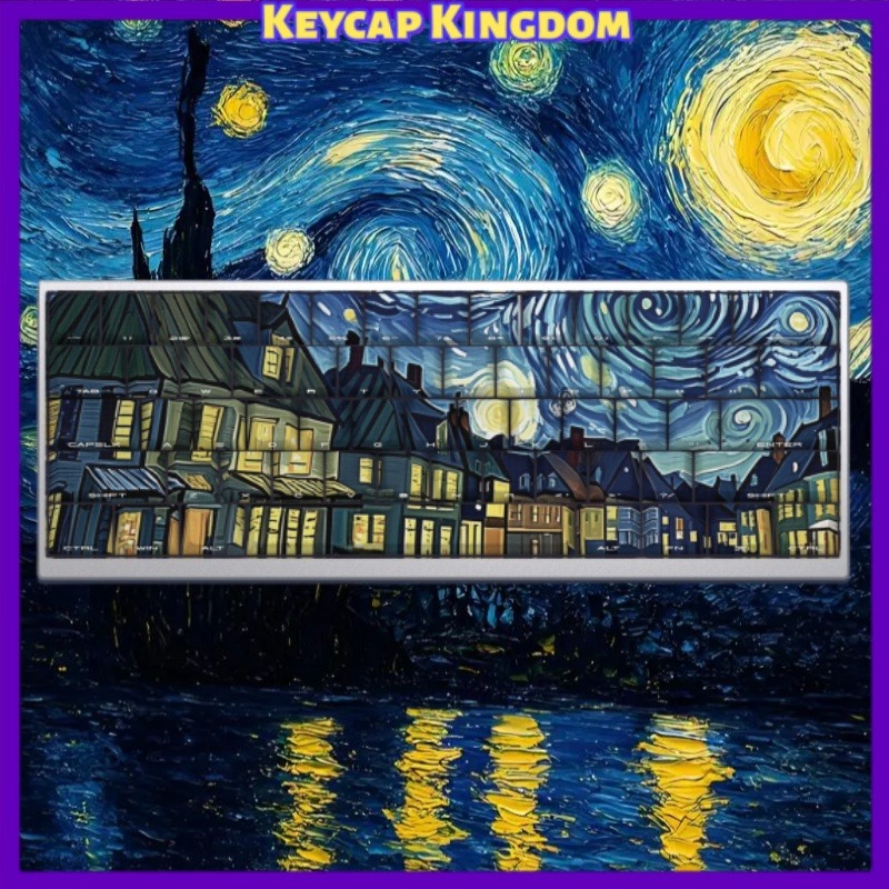 Laptop Accessories Gifts - Van Gogh Sternenhimmel-Thema Tastenkappen für Mechanische