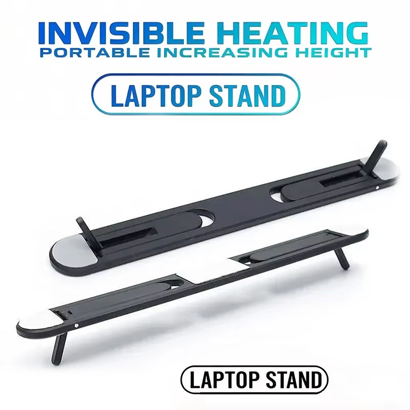Laptop Stand Riser - Universeller Laptop-Ständer, Notebook-Kühlpad, unsichtbare Laptop-Halterung, klappbare