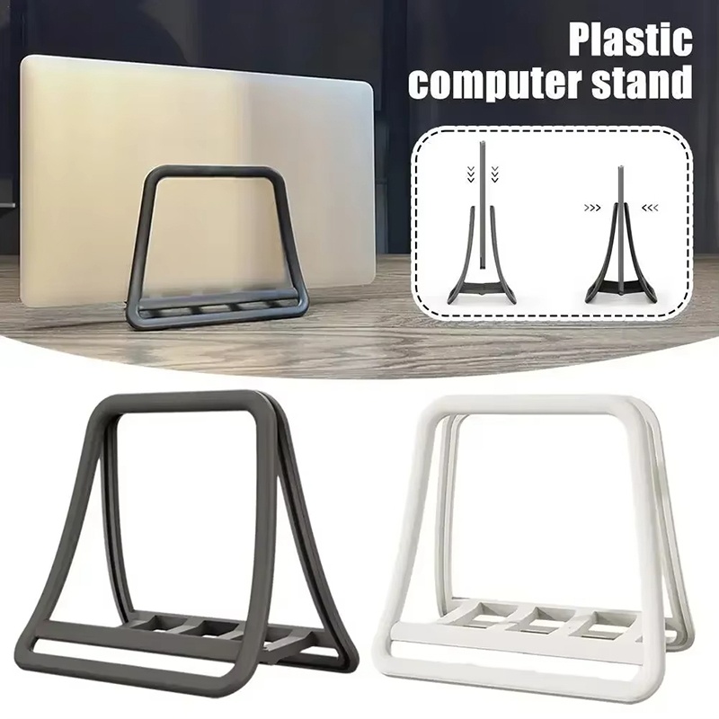 Laptop Stand Riser - Rutschfester Vertikaler Laptop-Ständer, Abnehmbarer Desktop-Ständer für