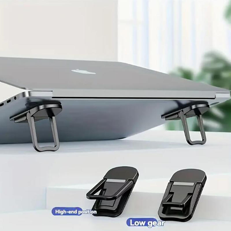 Laptop Stand Riser - 2 Stück Mini Faltbarer Laptop-Ständer Tragbarer