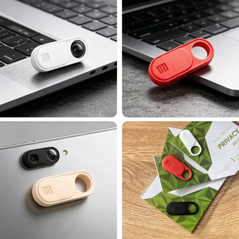 Laptop Accessories 2022 - 2 Stück Multifunktionale Datenschutz-Kameraabdeckung Passend für