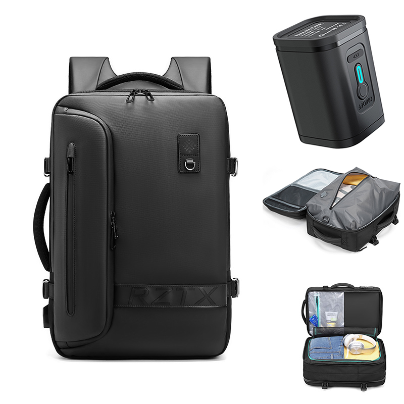 Laptop Accessories Travel Case - Erweiterbarer Vakuum-Kompressions-Reiserucksack für Herren, 60L Große