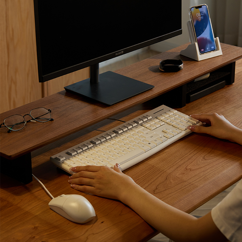 Monitorständer aus Walnussholz – Laptop Stand Riser Bewertung und Preis