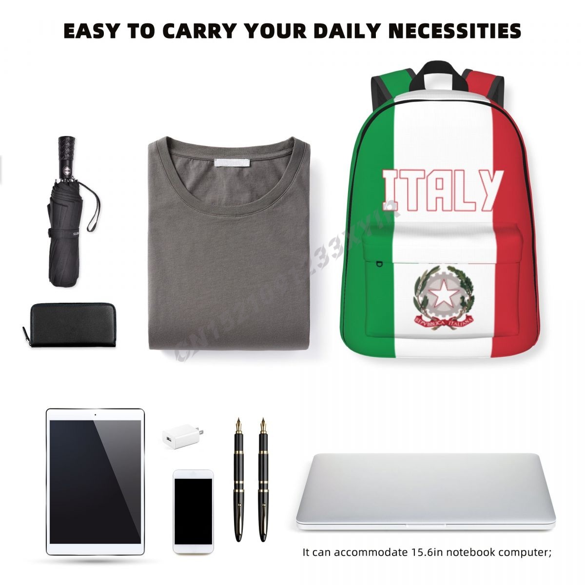 Unisex Rucksack Italien Flagge – Laptop Accessories Travel Case Bewertung und Preis