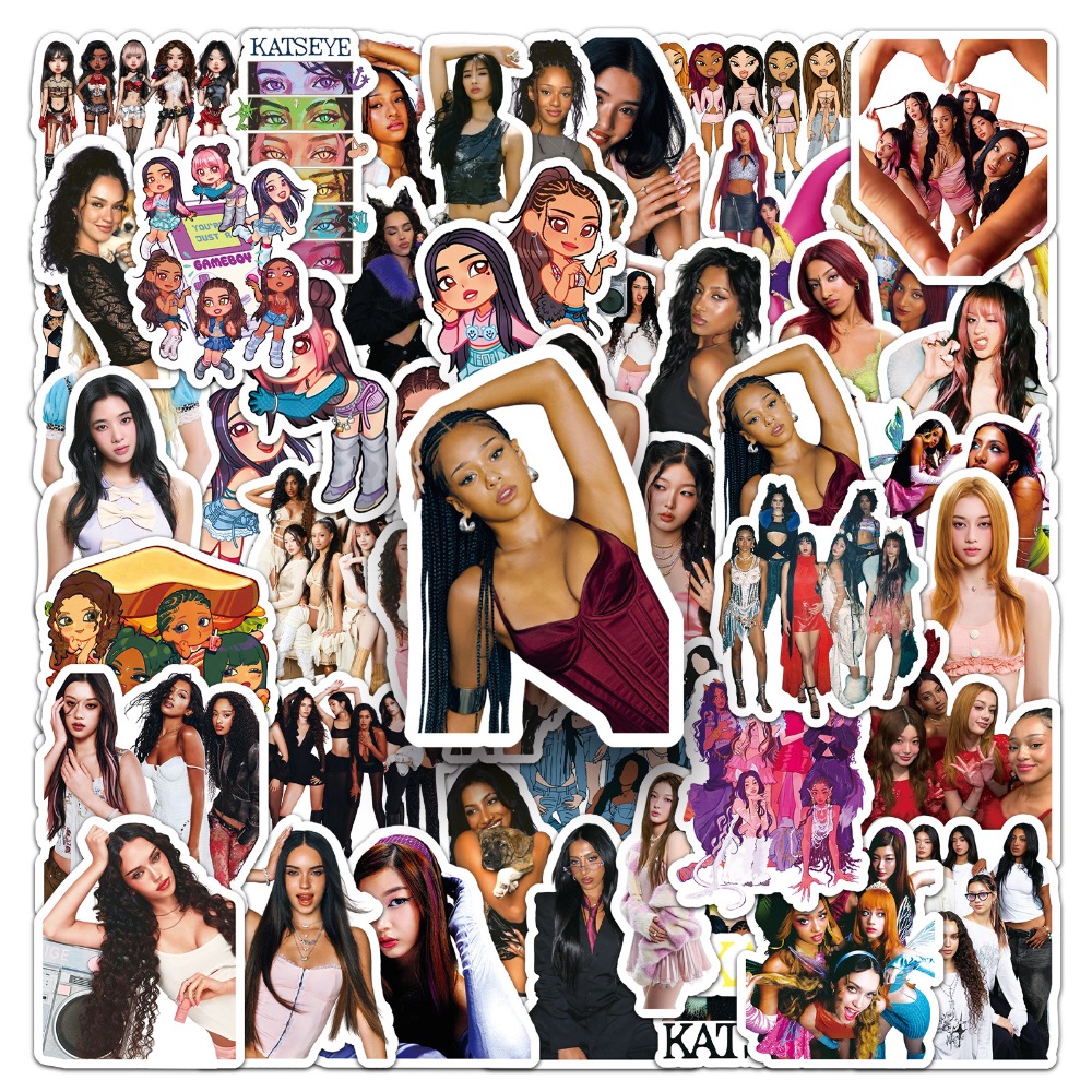 50 Stück Girl Group KATSEYE Gr – Laptop Accessories Girly Bewertung und Preis