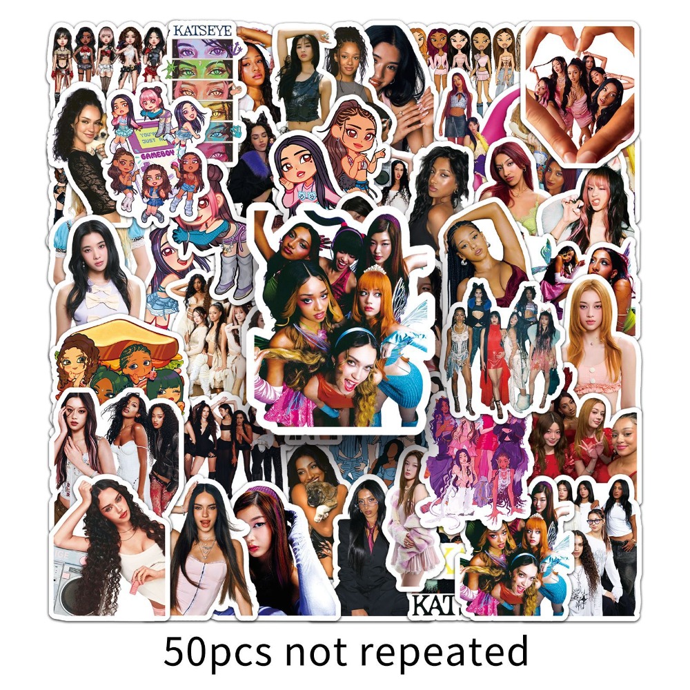 50 Stück Girl Group KATSEYE Gr – Laptop Accessories Girly Bewertung und Preis