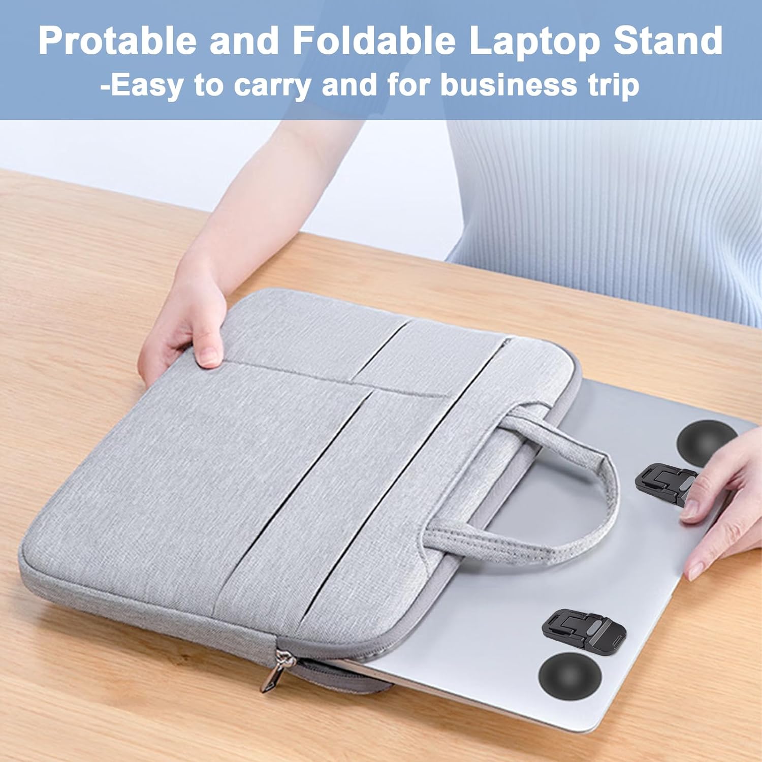 2 Stück Tragbarer Faltbarer La – Laptop Stand Riser Bewertung und Preis