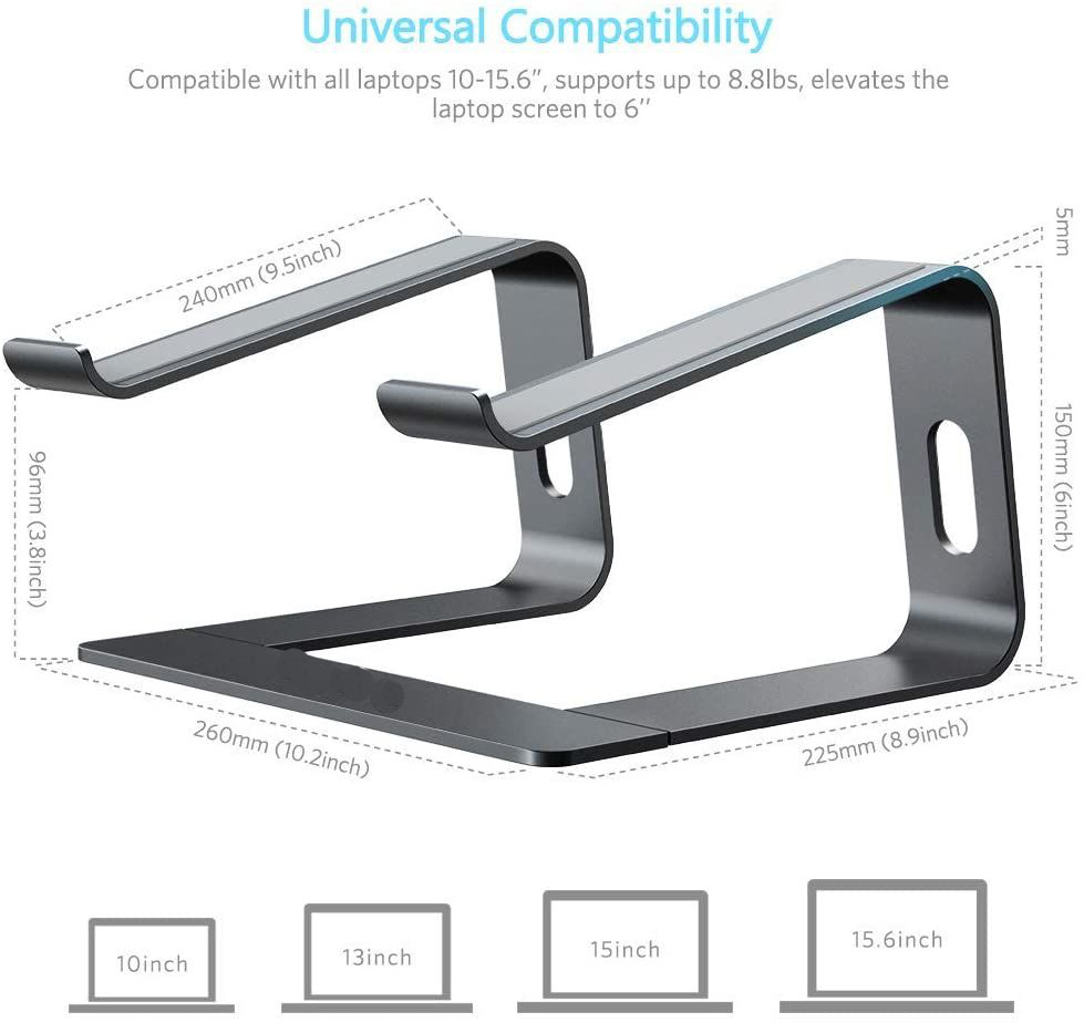 Jomaa Laptop-Ständer, ergonomi – Laptop Stand Riser Bewertung und Preis