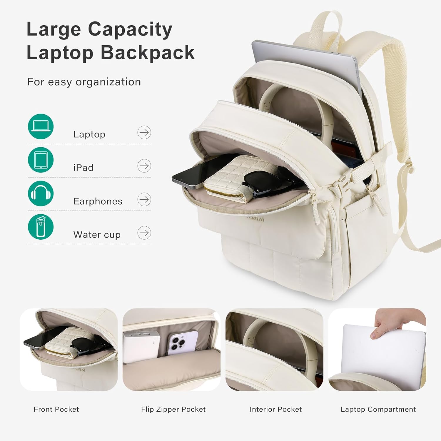 MOSISO Puffy Laptop-Rucksack f – Laptop Accessories Travel Case Bewertung und Preis