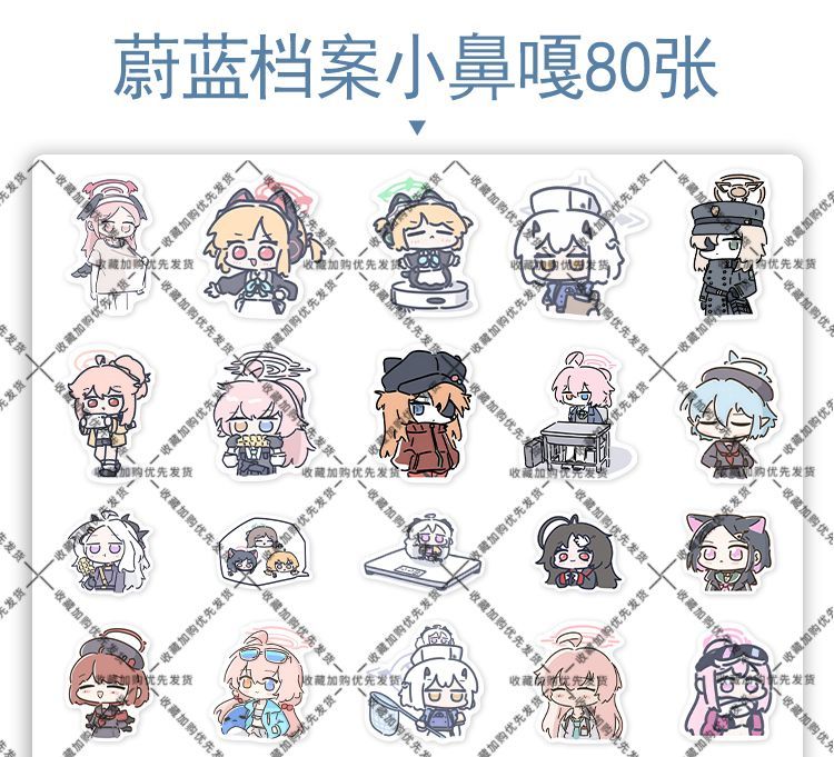 80PCS Anime Blue Archive Soras – Laptop Accessories Bewertung und Preis