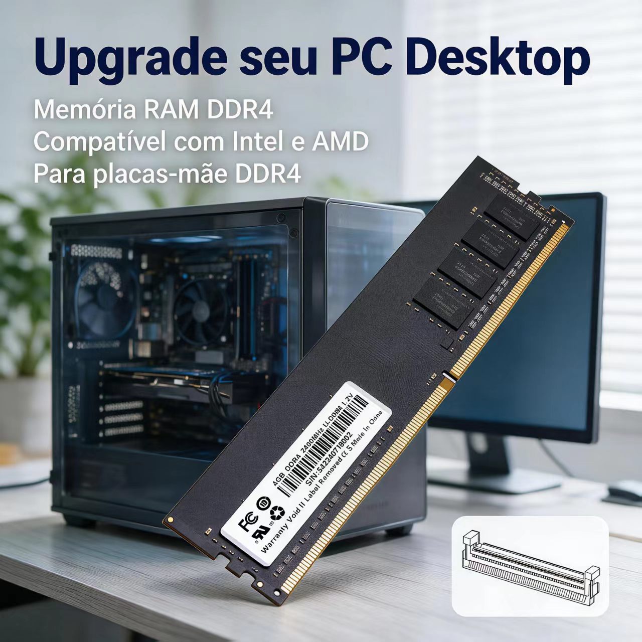 DDR4 RAM 4GB 8GB 2400MHz Deskt – Memory Ram Upgrade Bewertung und Preis