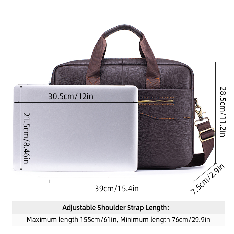 Herren Vintage Echtleder-Akten – Laptop Accessories Travel Case Bewertung und Preis