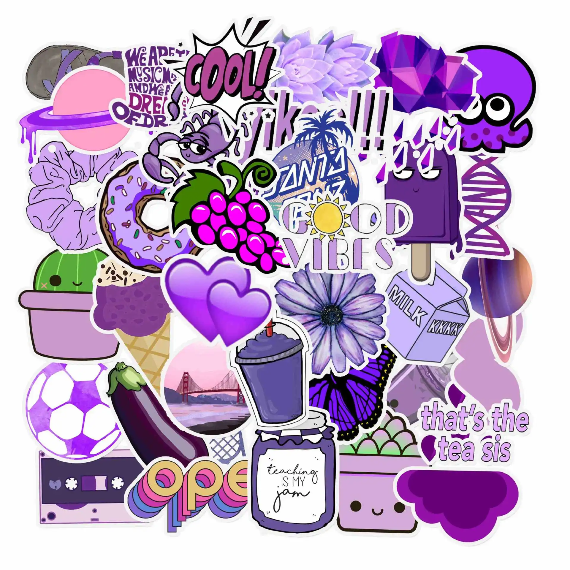 50 Teile/paket Nette Cartoon V – Laptop Accessories Girly Bewertung und Preis